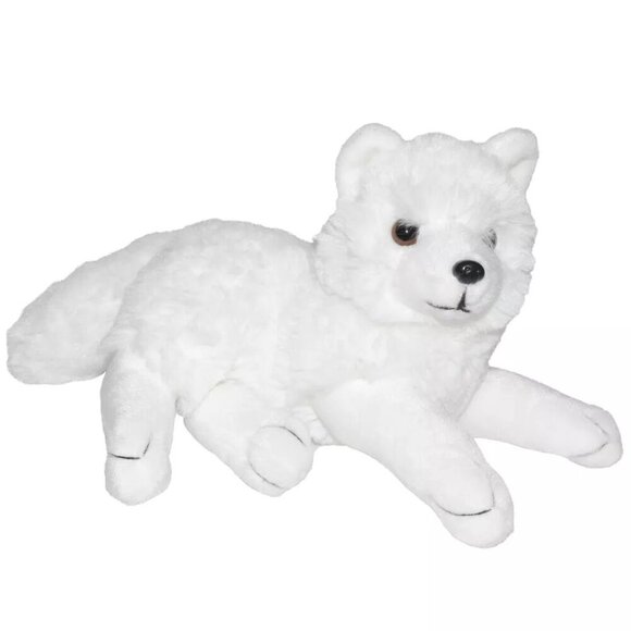 NEW Wild Republic Cuddlekins 8" ARTIC FOX Plush Toy Stuffed Animal - Picture 1 of 1